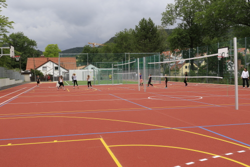 Einweihung Sportplatz in der Ammerbacher Straße, © Langethal | KIJ