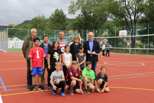 Einweihung Sportplatz in der Ammerbacher Straße, © Langethal | KIJ 