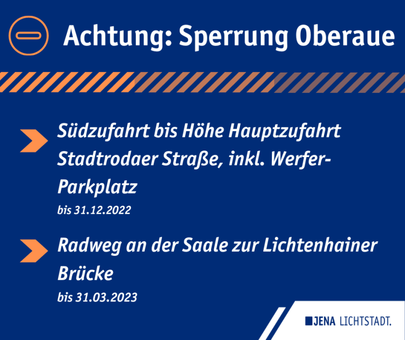 Info Sperrung Oberaue