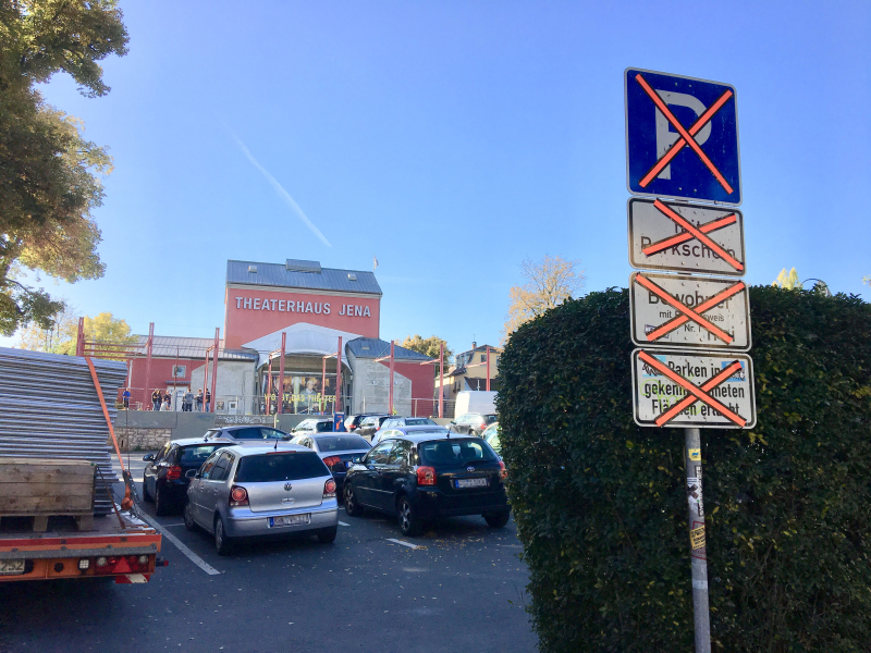 Eingang Parkplatz Engelplatz