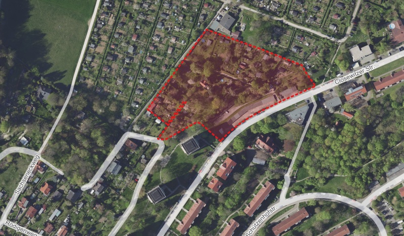 Lageplan des Projektgebietes
